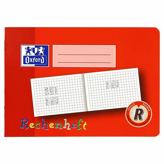 Oxford Rechenheft Lineatur R kariert - Mathematik Schulheft A4