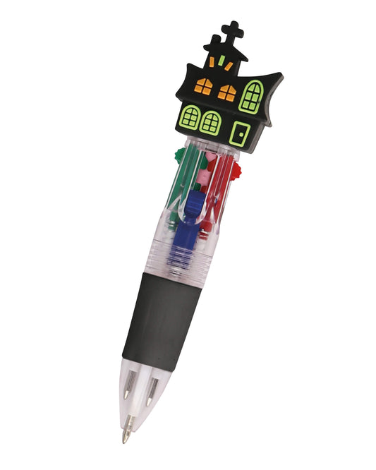 ONLINE Mini 4-Farb-Kugelschreiber Gruselmotiv – Motiv zufällig