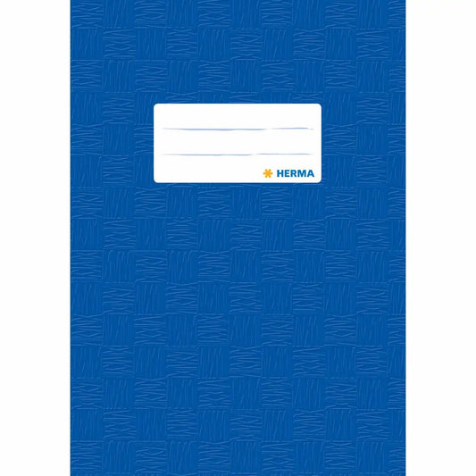 HERMA Heftschoner gedeckt dunkelblau DIN A5 - Schutz für Schulhefte
