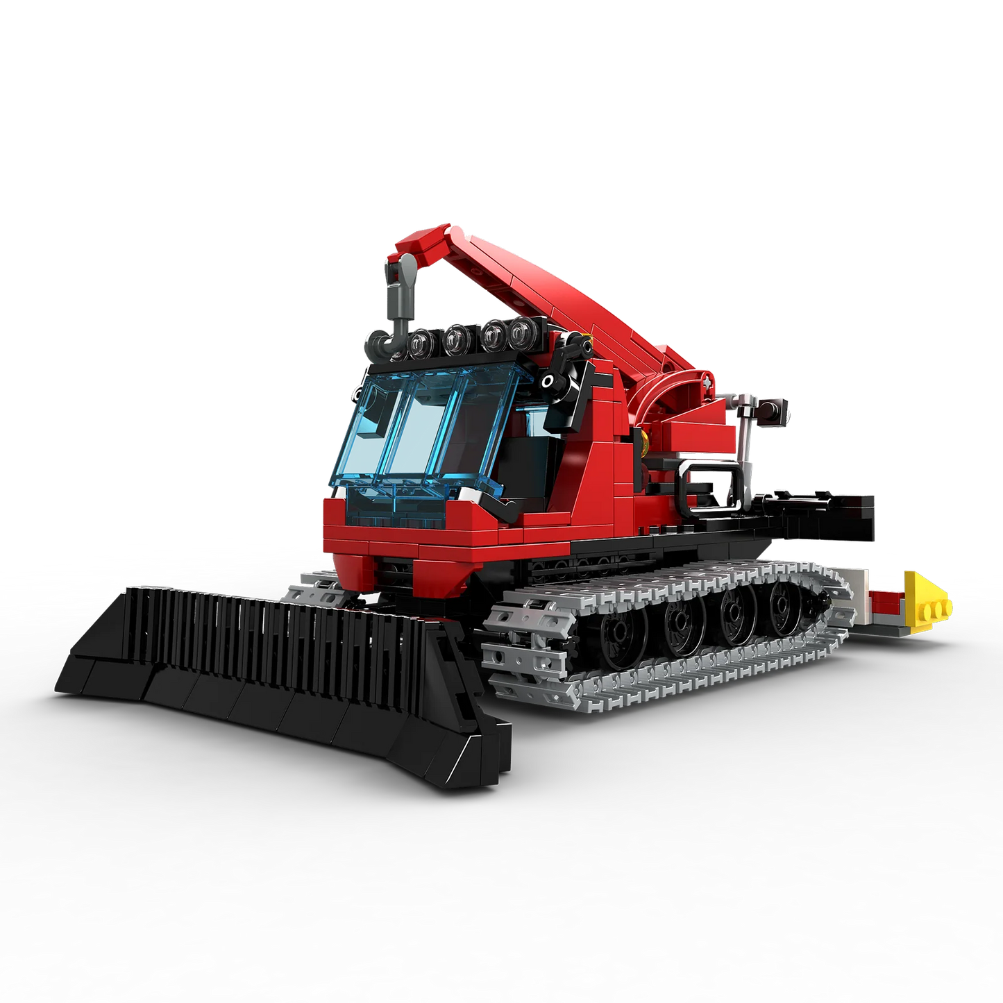 BRIXIES Plus Schneeraupe - 472 Teile Bausteine Set