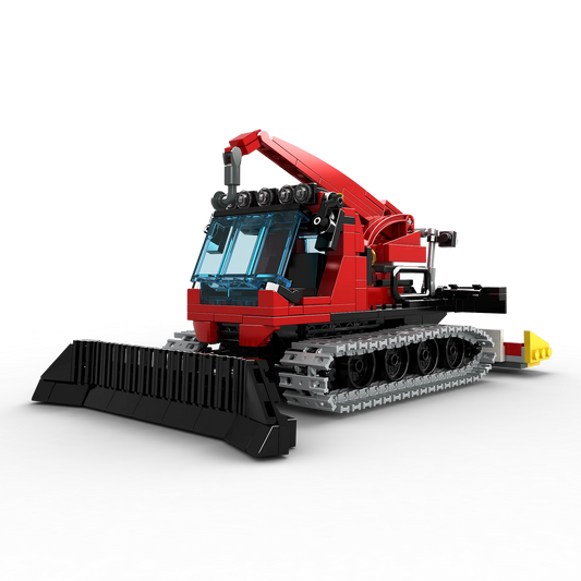 BRIXIES Plus Schneeraupe - 472 Teile Bausteine Set