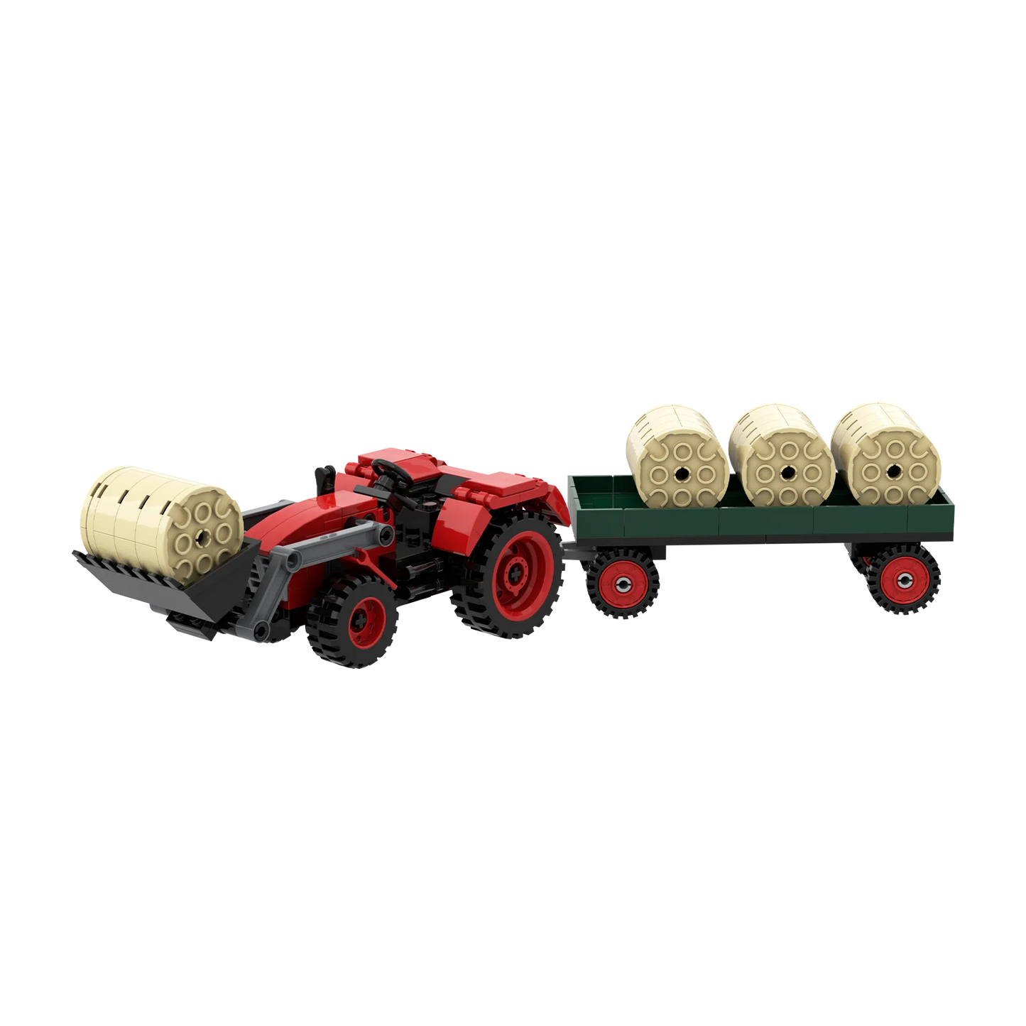 Bausteinsatz Brixies Plus Großer Traktor mehrfarbig