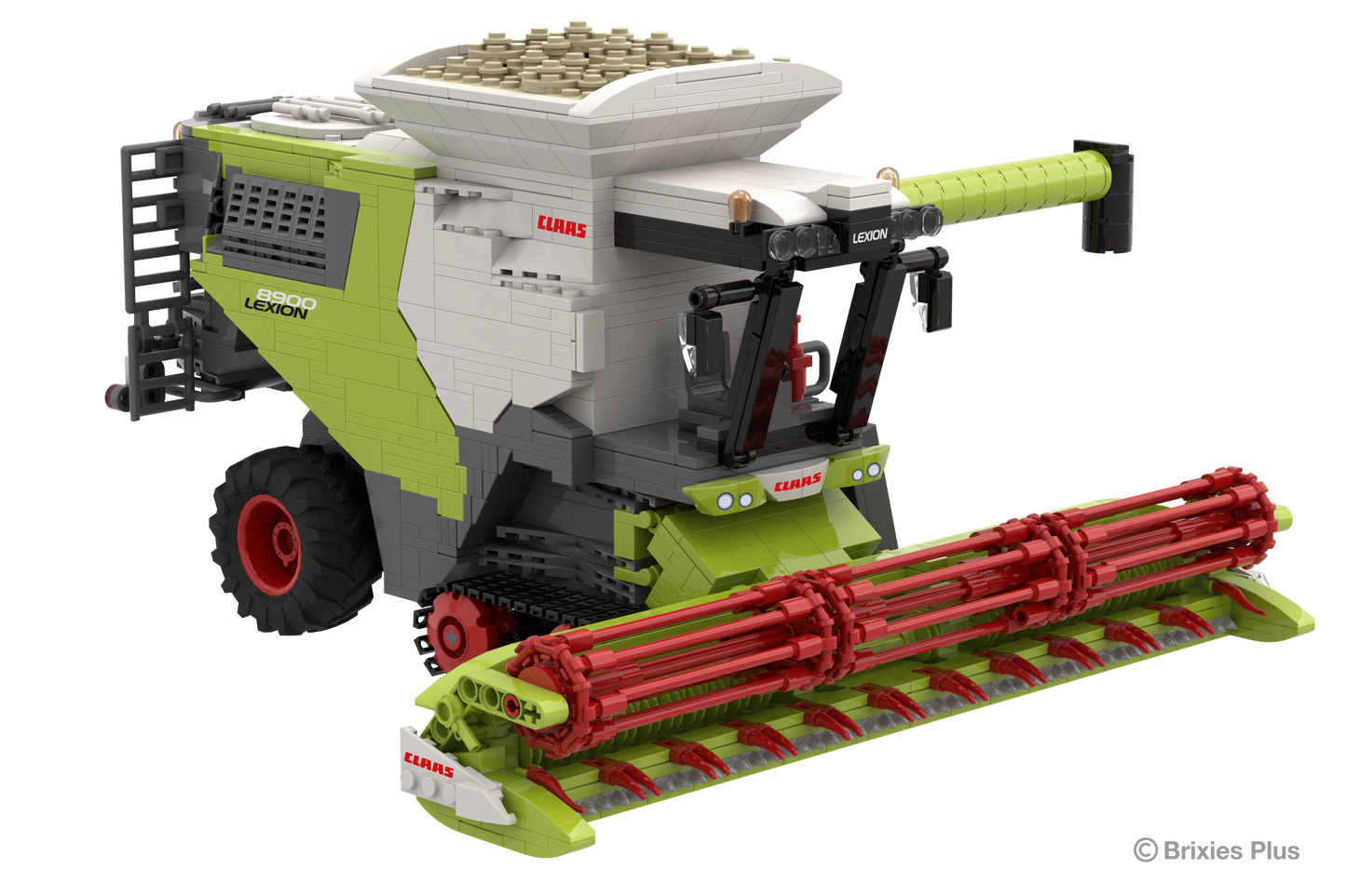 BRIXIES Plus Mähdrescher CLAAS LEXION 8900 TERRA TRAC inkl. Anhänger