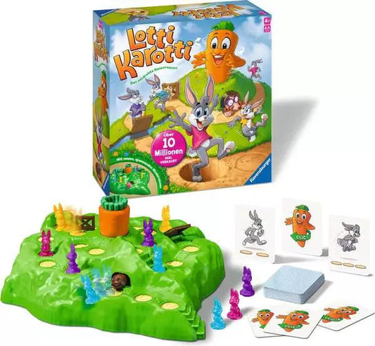 Ravensburger Lotti Karotti - Lustiges Brettspiel für Kinder ab 4 Jahren