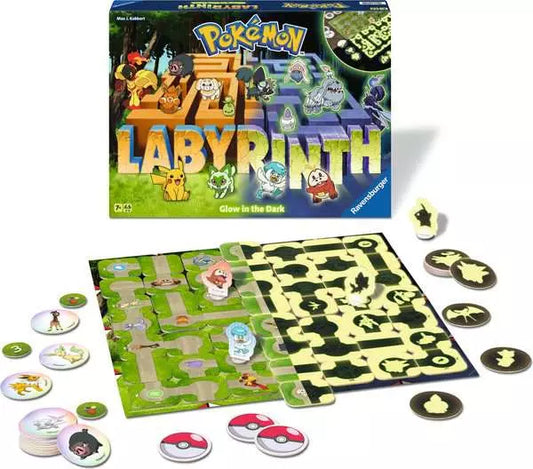 Ravensburger Pokémon Labyrinth Glow in the Dark Brettspiel