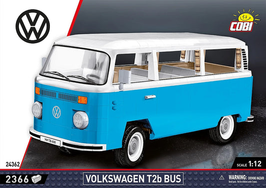 VW Transporter T2B Bus - Authentisches COBI Baustein-Set (2300 Teile)
