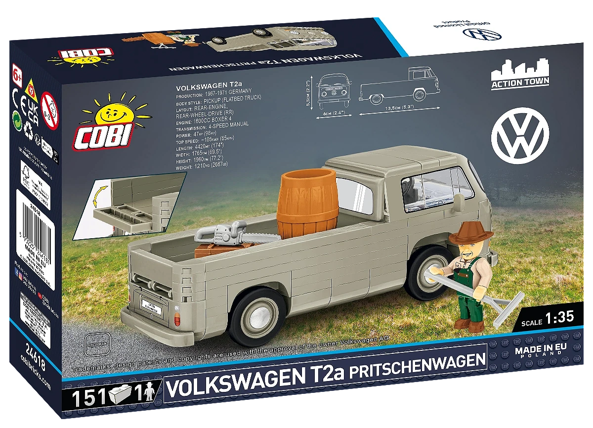 VW T2A Pritschenwagen (152 PCS)