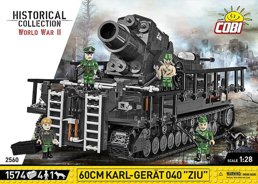 COBI 2560 60 cm Karl-Gerät 040 ZIU - 1574 Teile
