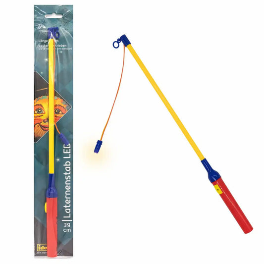 Idena LED Laternenstab 39cm - Perfekt für Sankt Martin & Laternenumzüge