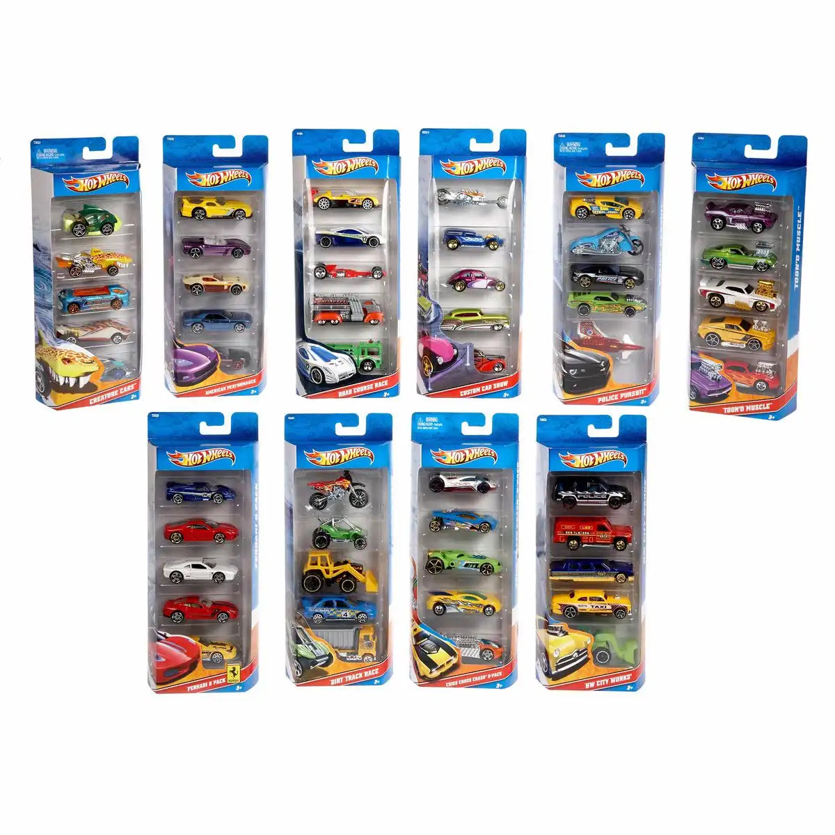 Hot Wheels Geschenk-Set 1:64 5er Pack sortiert