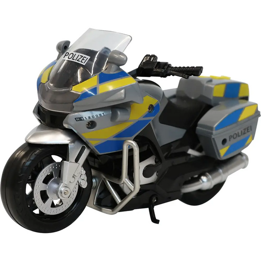 Polizeimotorrad 18cm mit Licht & Sound - Speedzone