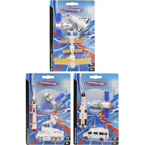SZ Weltraum Spiel-Set, 3-fach sortiert