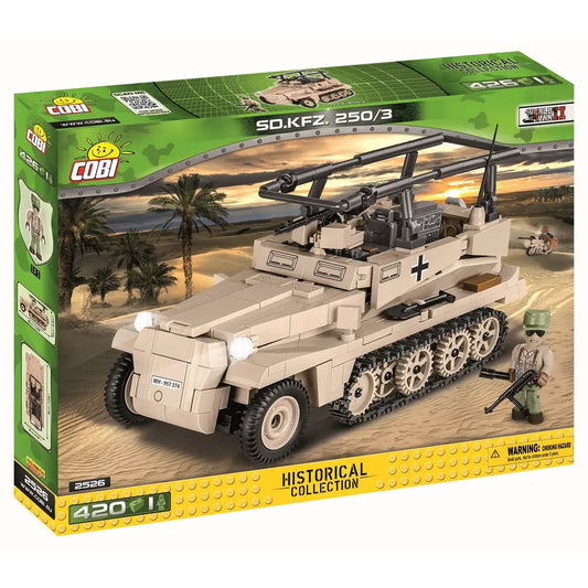 COBI 2526 Sd.Kfz 250/3 Afrika Korps - Historischer Klemmbausteine Bausatz