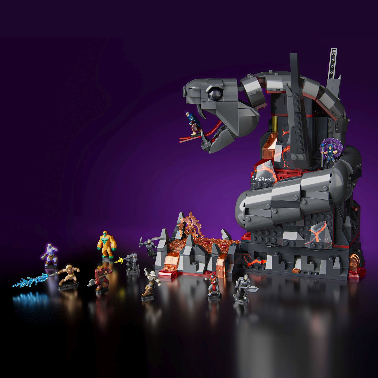 Mega Motu Clash at Snake Mountain – Mattel Bauset