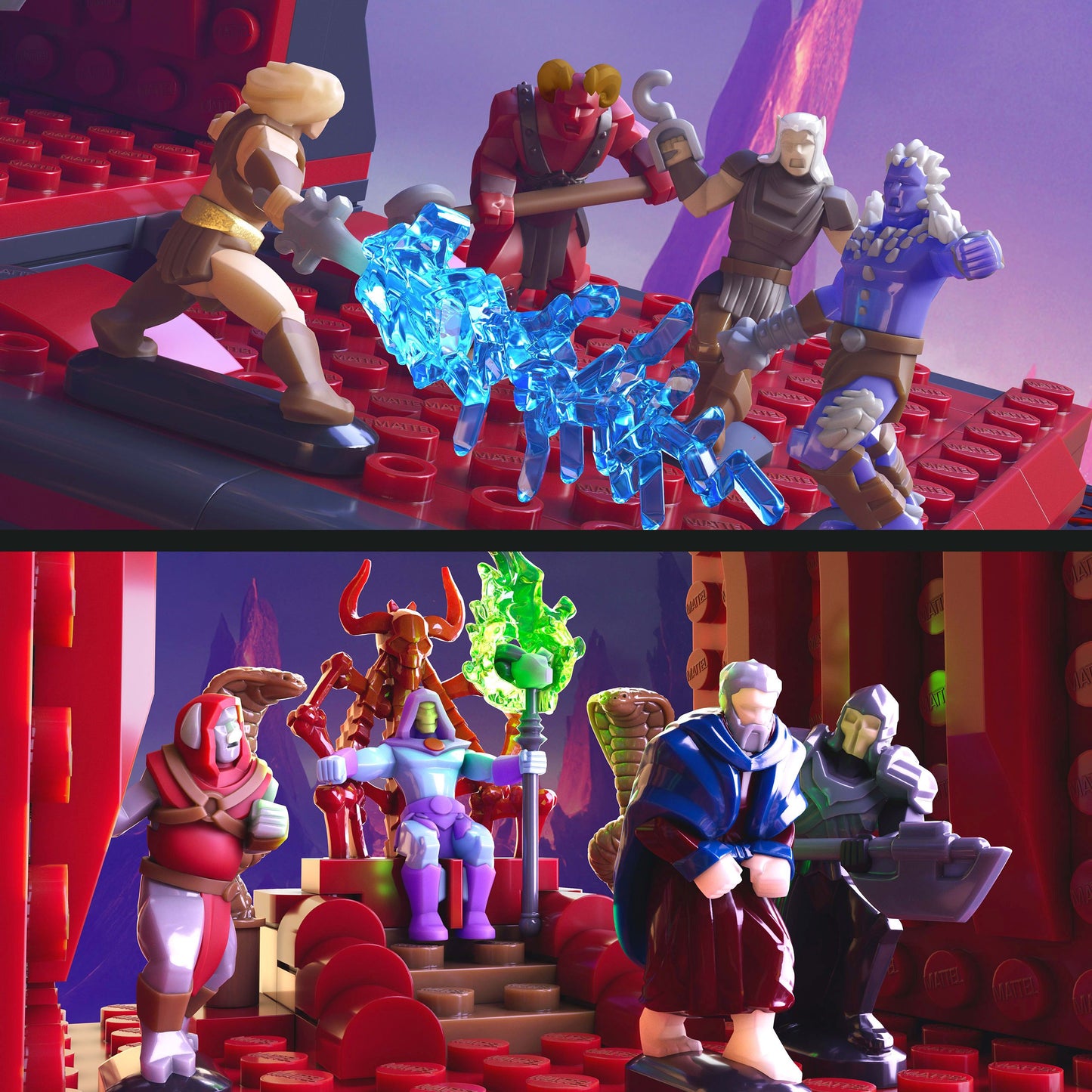 Mega Motu Clash at Snake Mountain – Mattel Bauset