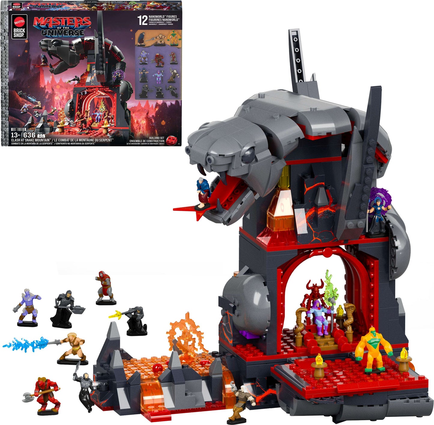 Mega Motu Clash at Snake Mountain – Mattel Bauset