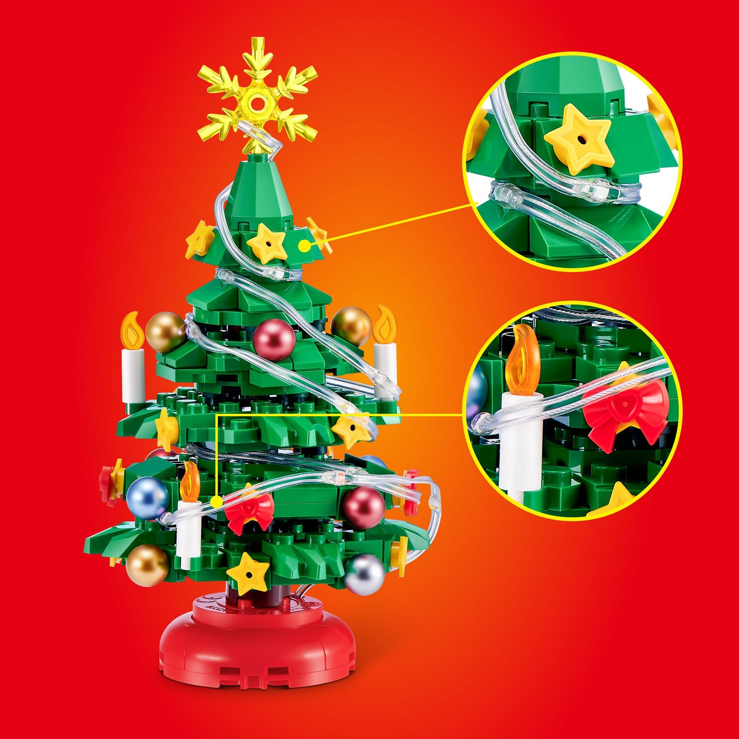 ZURU MAX Weihnachtsbaum LED 185 Teile – Bauset