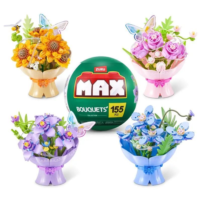 ZURU MAX Bouquet LED 171 Teile – 1 von 4 Designs, zufällig