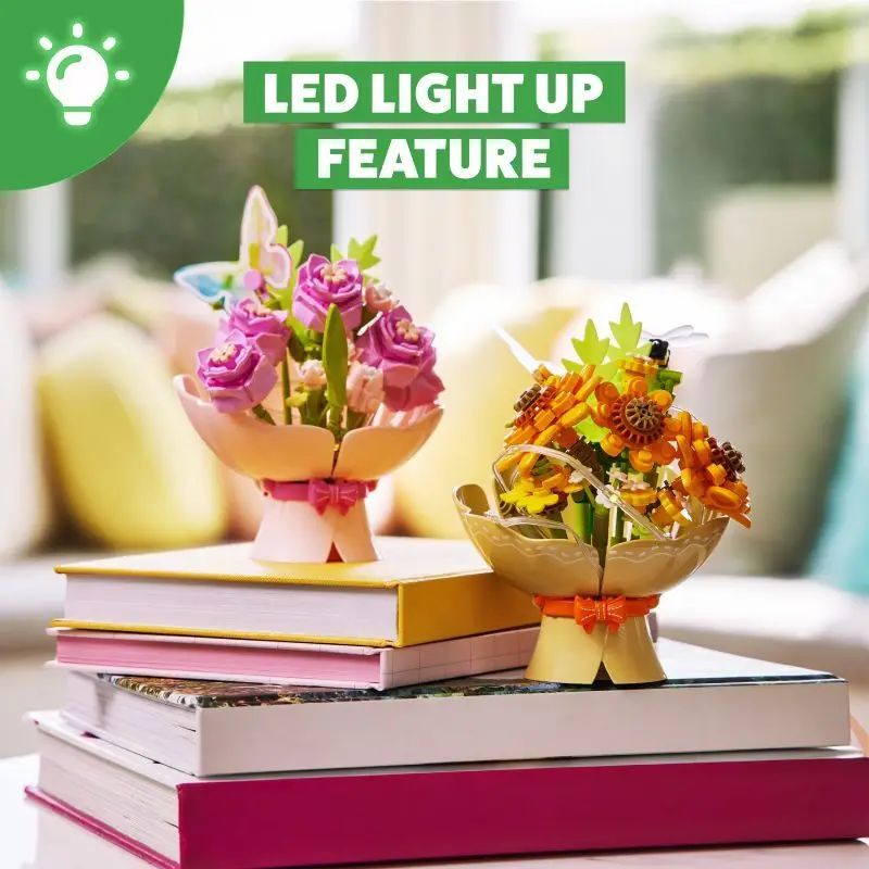 ZURU MAX Bouquet LED 171 Teile – 1 von 4 Designs, zufällig