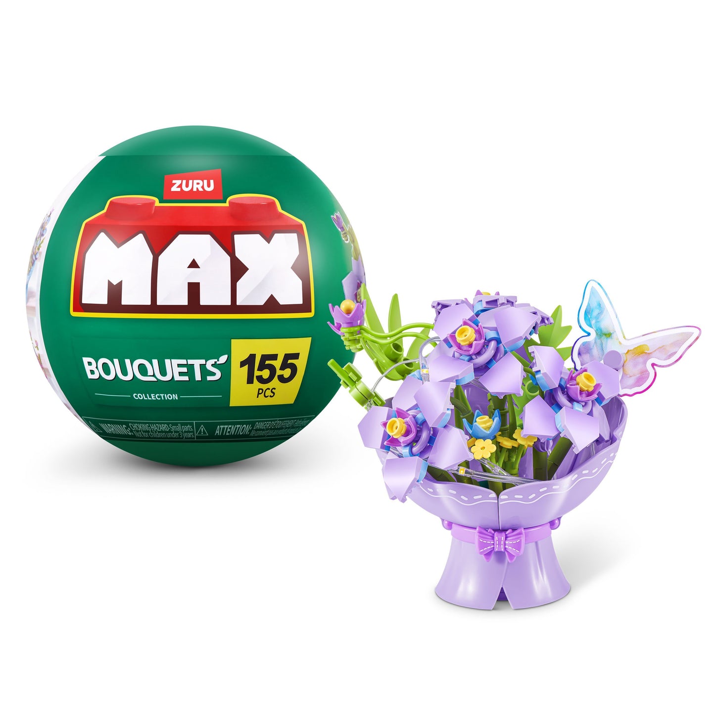 ZURU MAX Bouquet LED 171 Teile – 1 von 4 Designs, zufällig