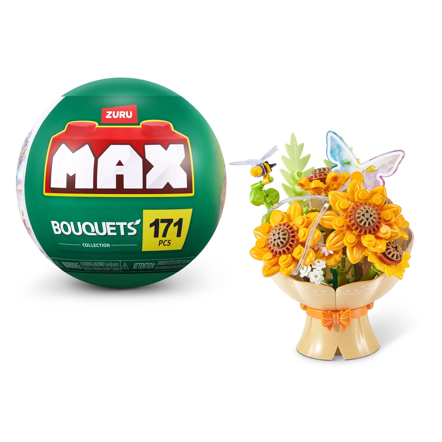 ZURU MAX Bouquet LED 171 Teile – 1 von 4 Designs, zufällig