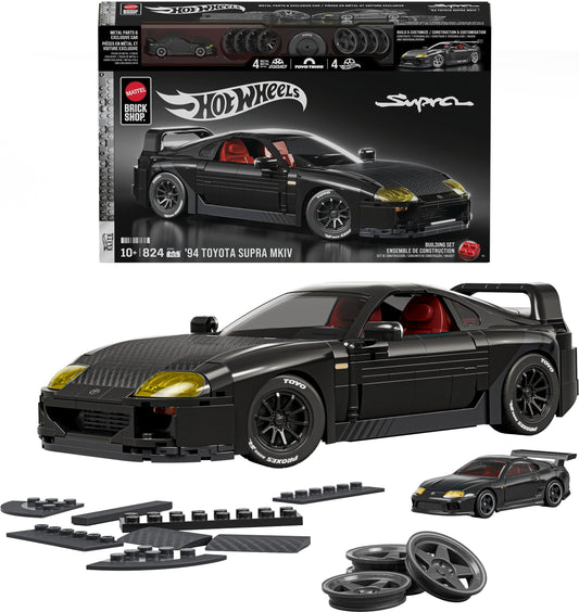 Mattel Brick Shop Hot Wheels Elite Toyota Supra MKIV 1:16