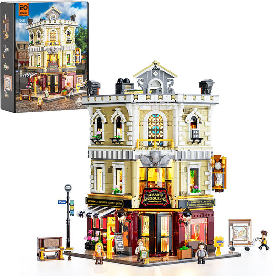 Lumibricks Antiquitätenladen – 2.847 Teile, Beleuchtung