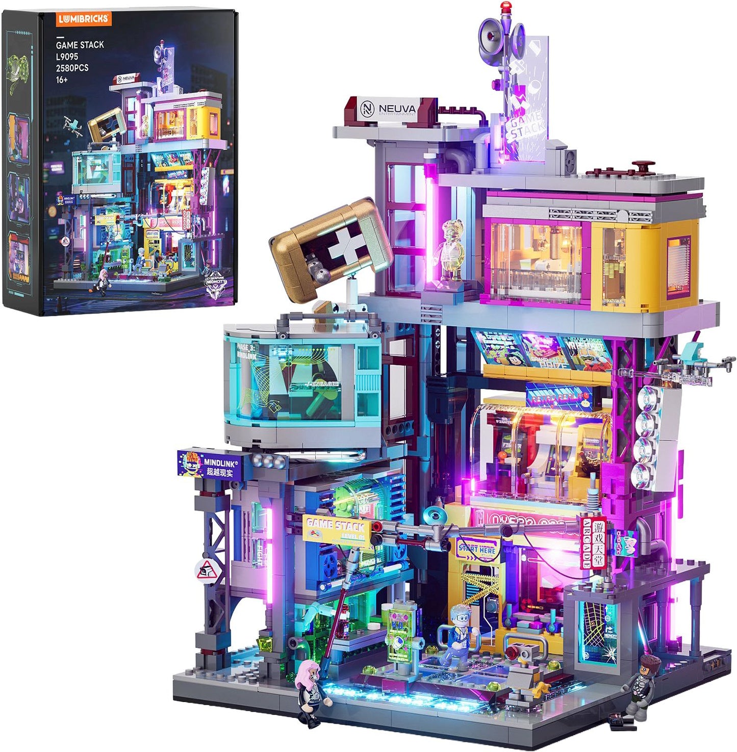 Lumibricks Spielstapel 2580 Teile mit 23 LED