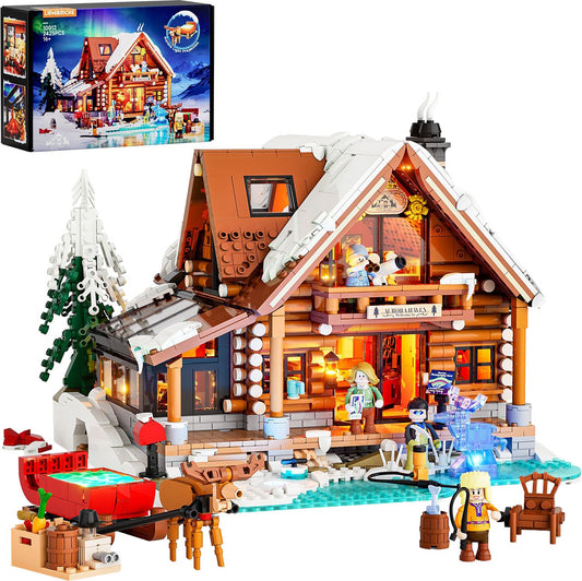 Lumibricks Aurora-Hütte 2425 Teile mit LED