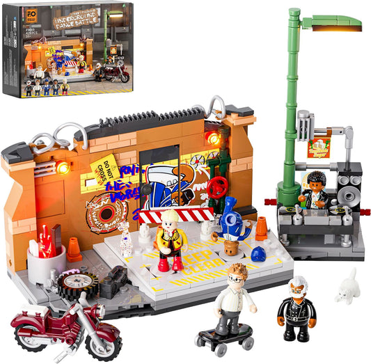 Lumibricks Untergrund-Tanzschlacht 429 Teile mit LED