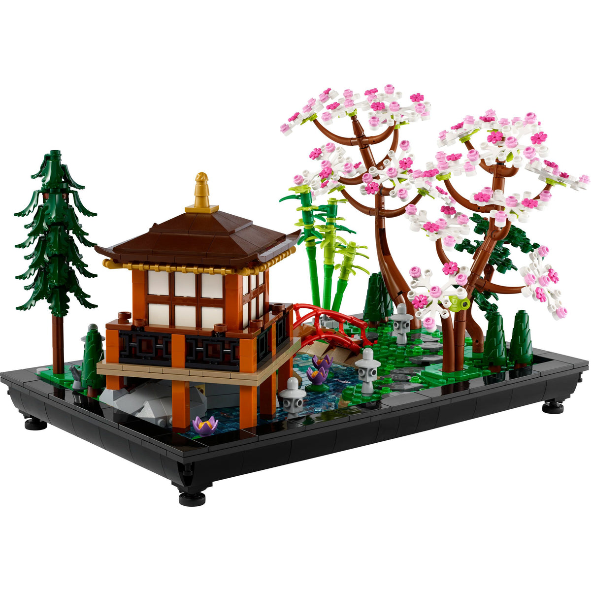 LEGO Icons Garten der Stille 10315 – Zen-Garten Bauset