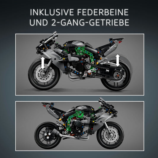 LEGO Technic Kawasaki Ninja H2R (42170), Motorrad-Bausatz 643 Teile