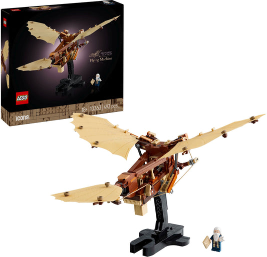 LEGO Icons 10363 Leonardo da Vincis Fluggerät, 493 Teile