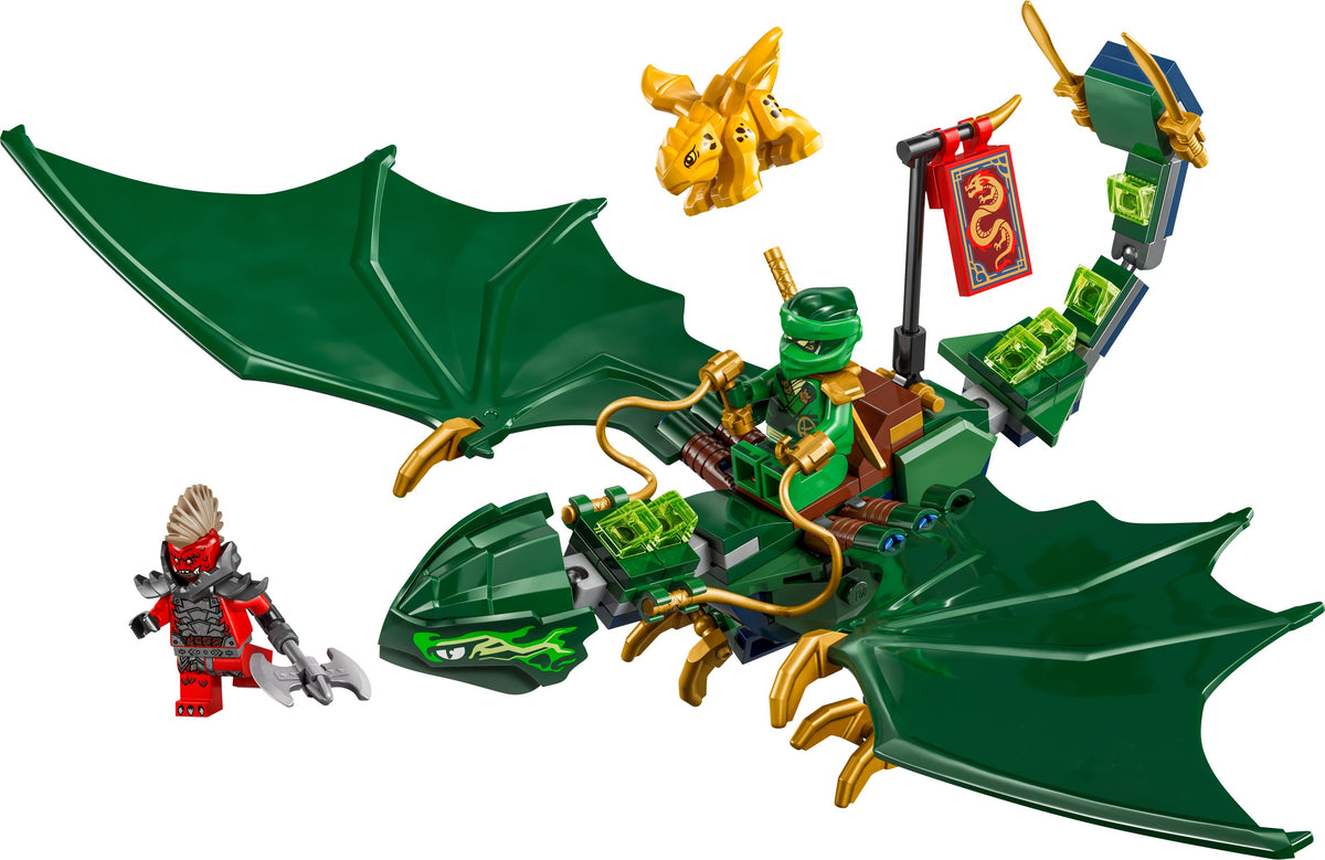 LEGO NINJAGO Lloyds grüner Walddrache 71829, 128 Teile