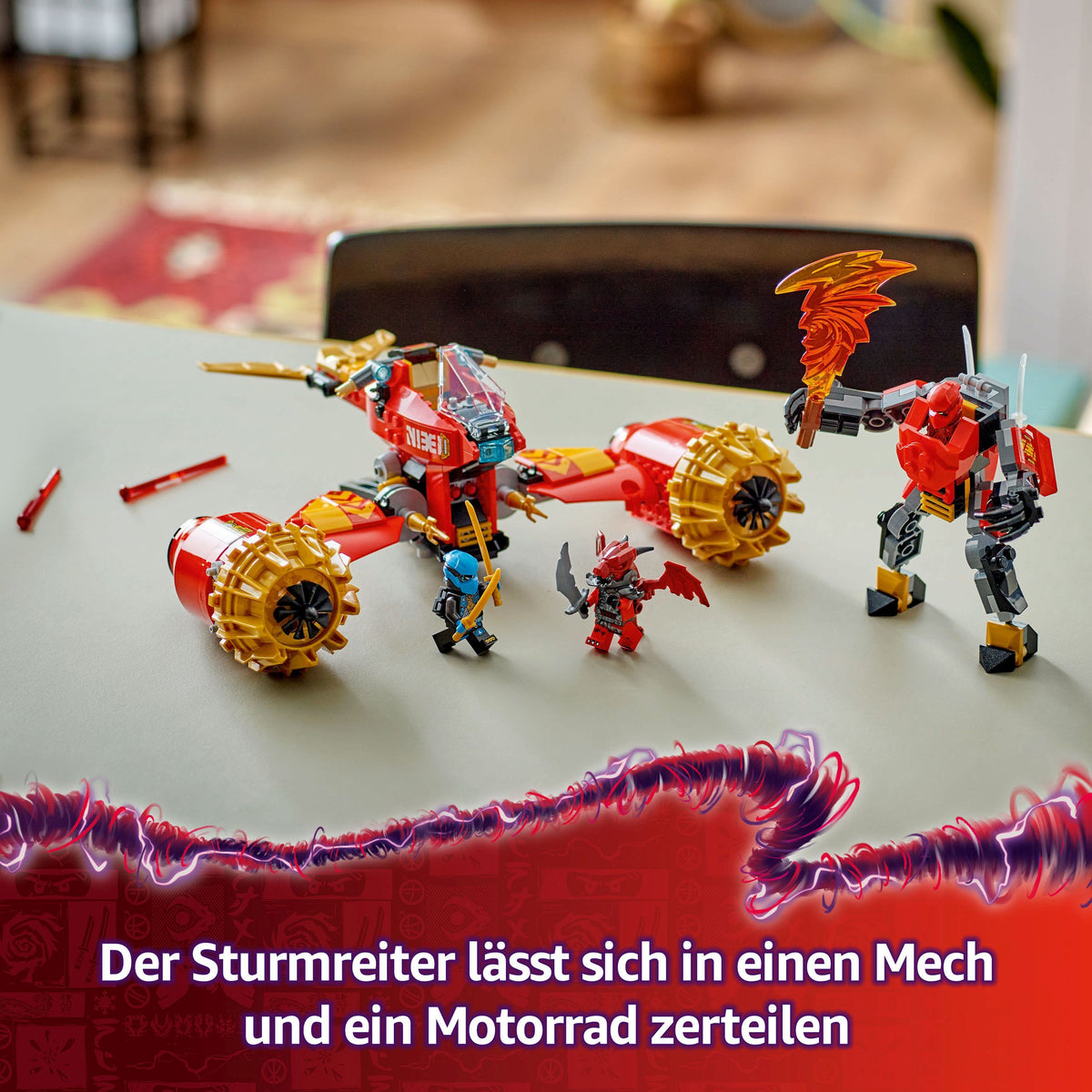 LEGO NINJAGO 71830 Kais Sturmreiter-Mech, 333 Teile