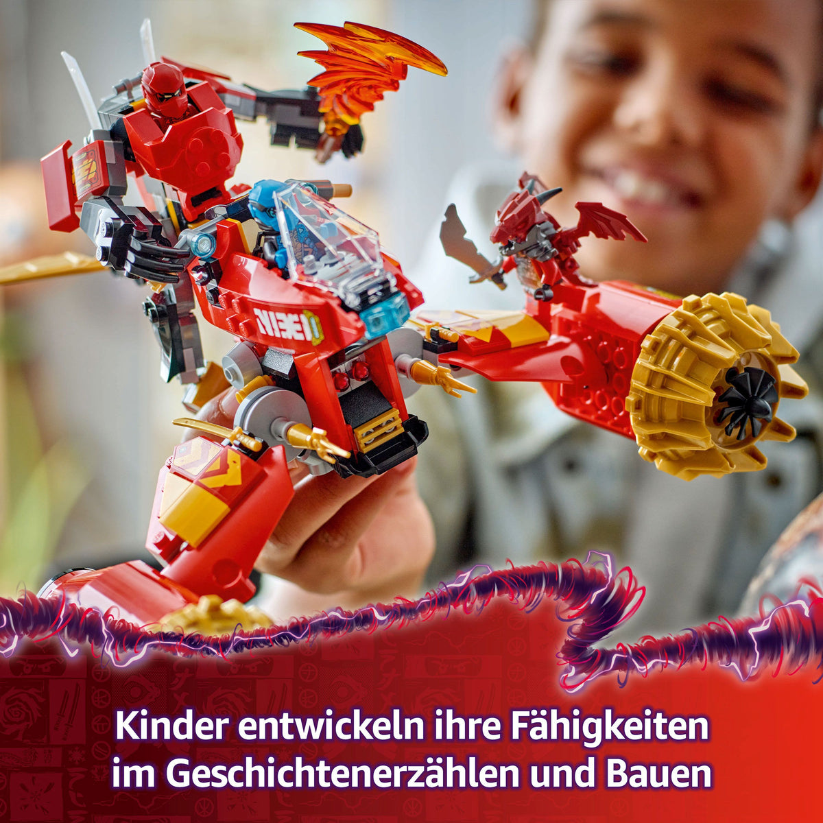 LEGO NINJAGO 71830 Kais Sturmreiter-Mech, 333 Teile