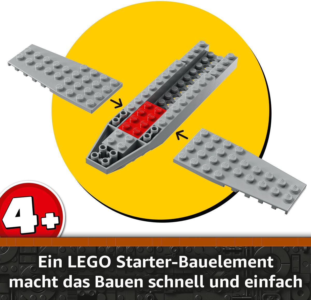 LEGO Star Wars 75410 Mandos und Grogus N-1 Starfighter, 92 Teile