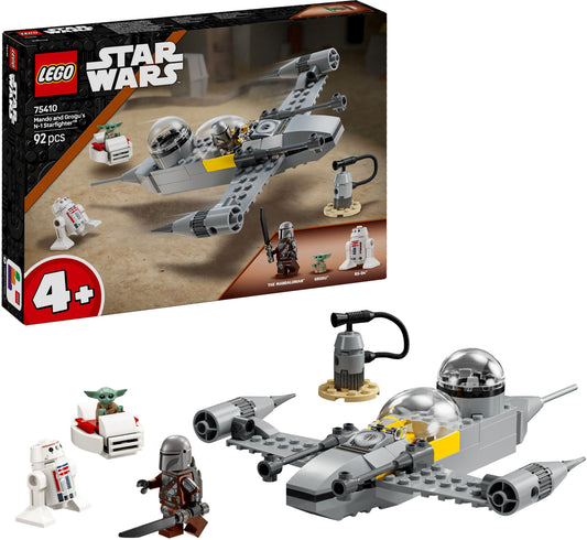 LEGO Star Wars 75410 Mandos und Grogus N-1 Starfighter, 92 Teile