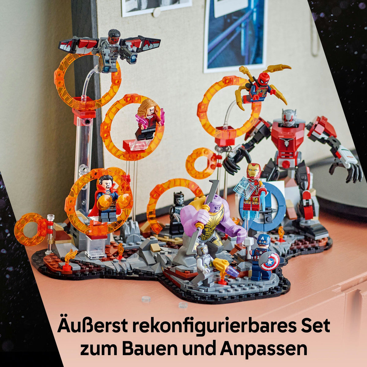 LEGO Marvel 76323 Avengers: Endgame Letzter Showdown, 621 Teile