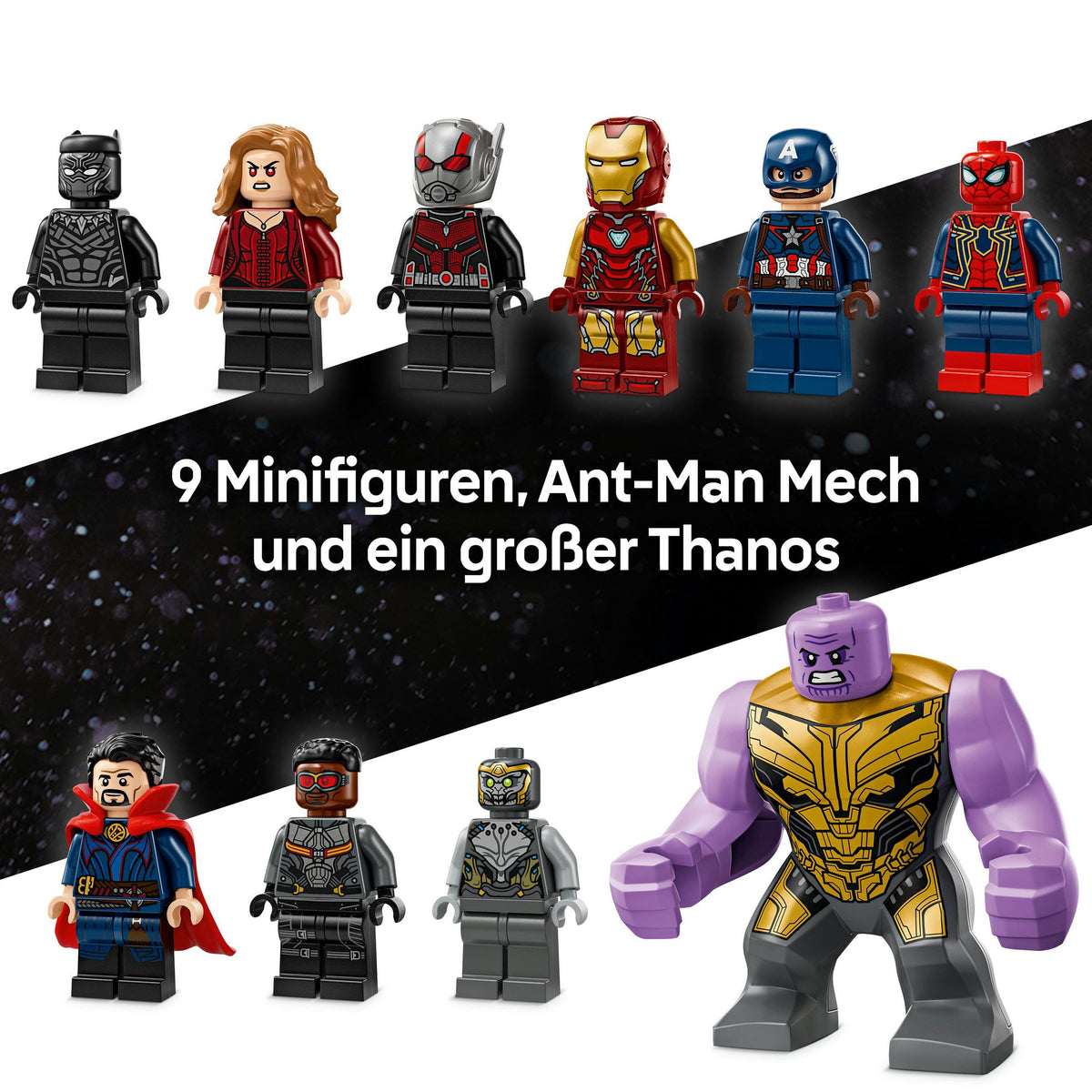 LEGO Marvel 76323 Avengers: Endgame Letzter Showdown, 621 Teile