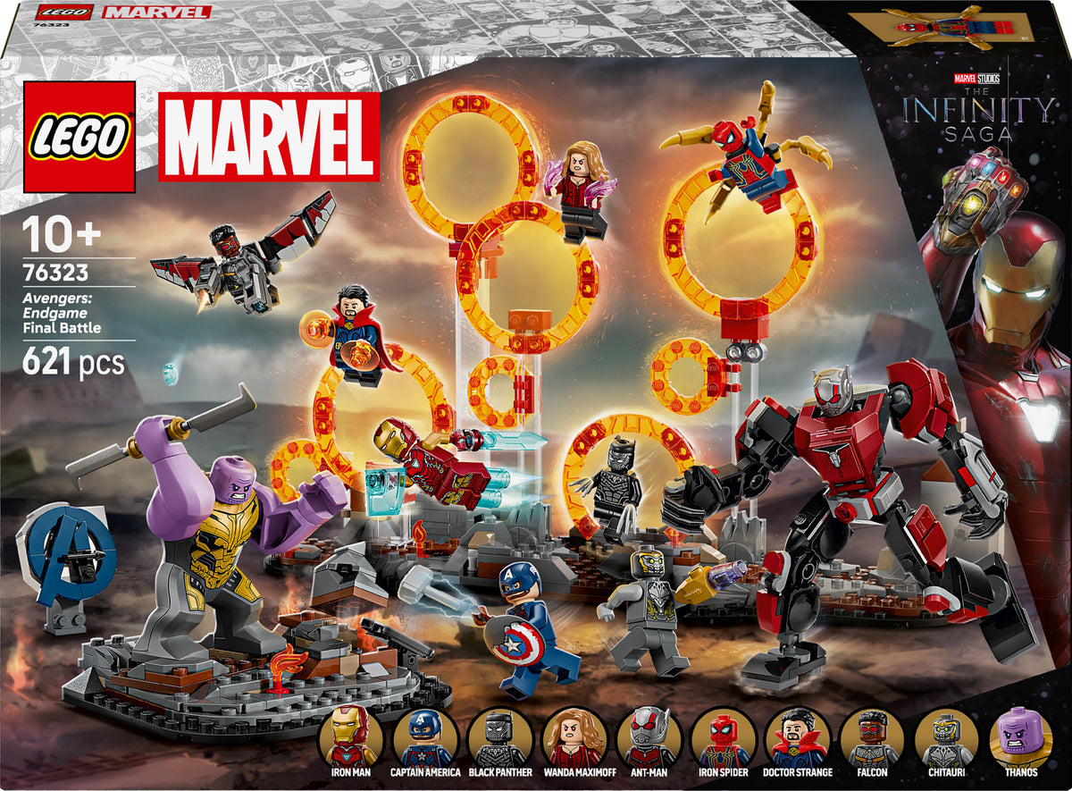 LEGO Marvel 76323 Avengers: Endgame Letzter Showdown, 621 Teile