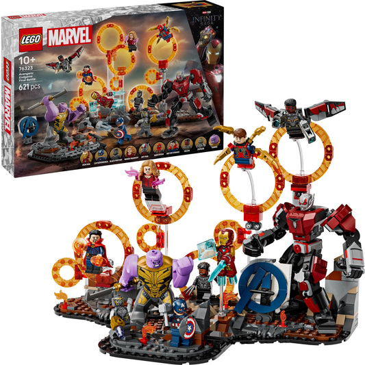 LEGO Marvel 76323 Avengers: Endgame Letzter Showdown, 621 Teile