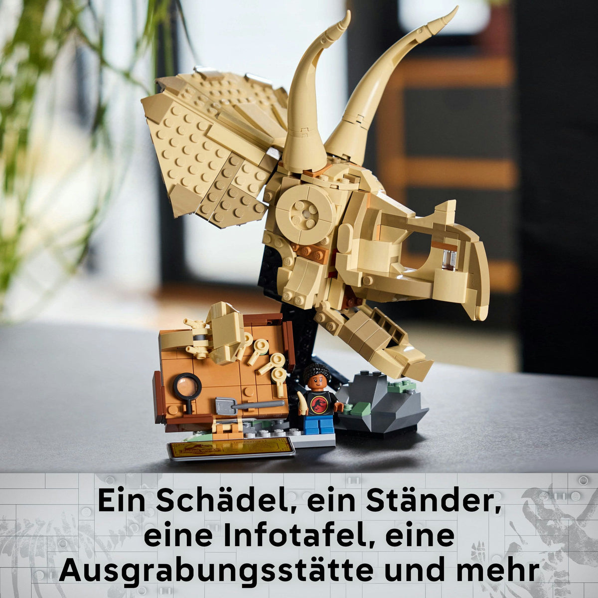 LEGO Jurassic World 76969 Triceratops-Schädel, 468 Teile