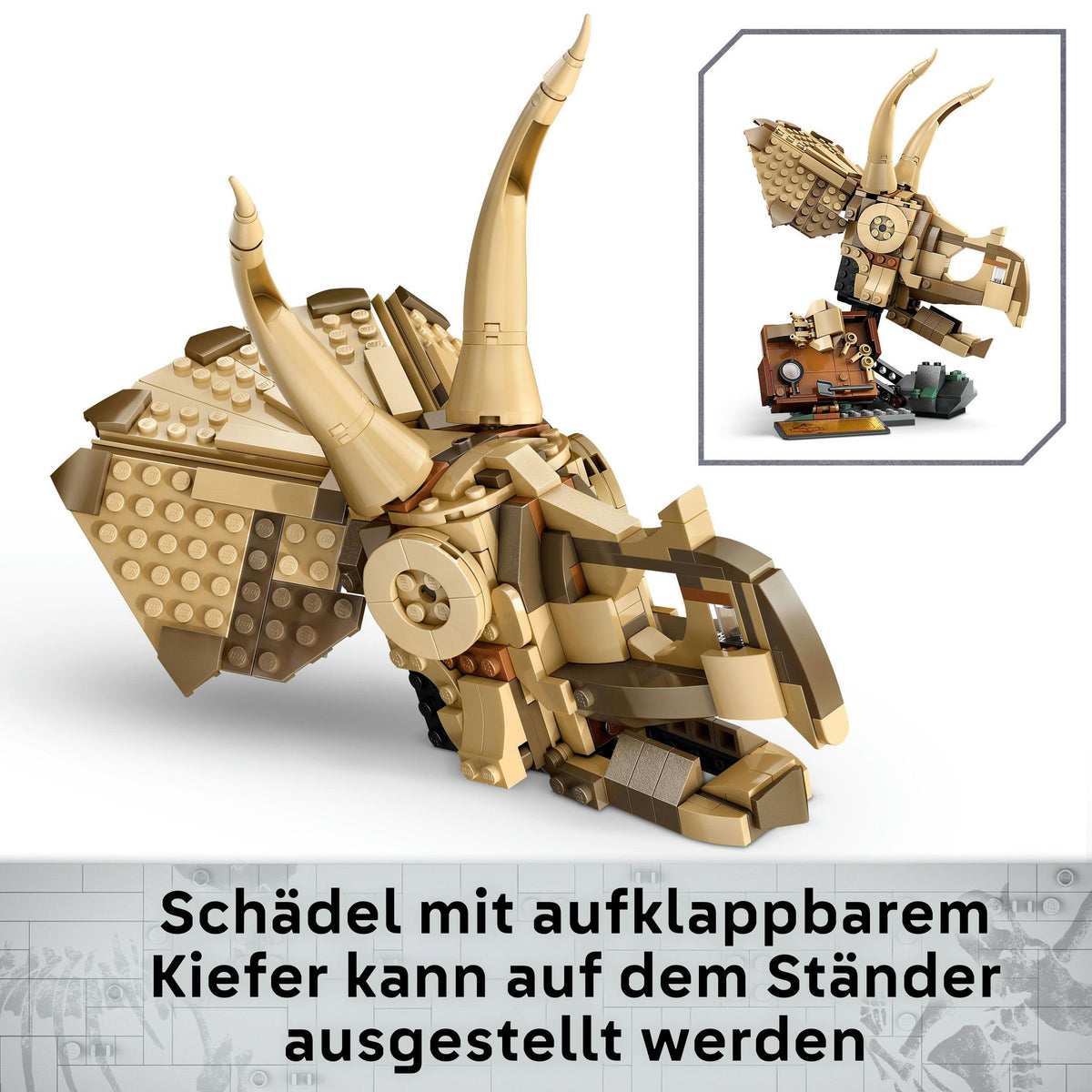 LEGO Jurassic World 76969 Triceratops-Schädel, 468 Teile