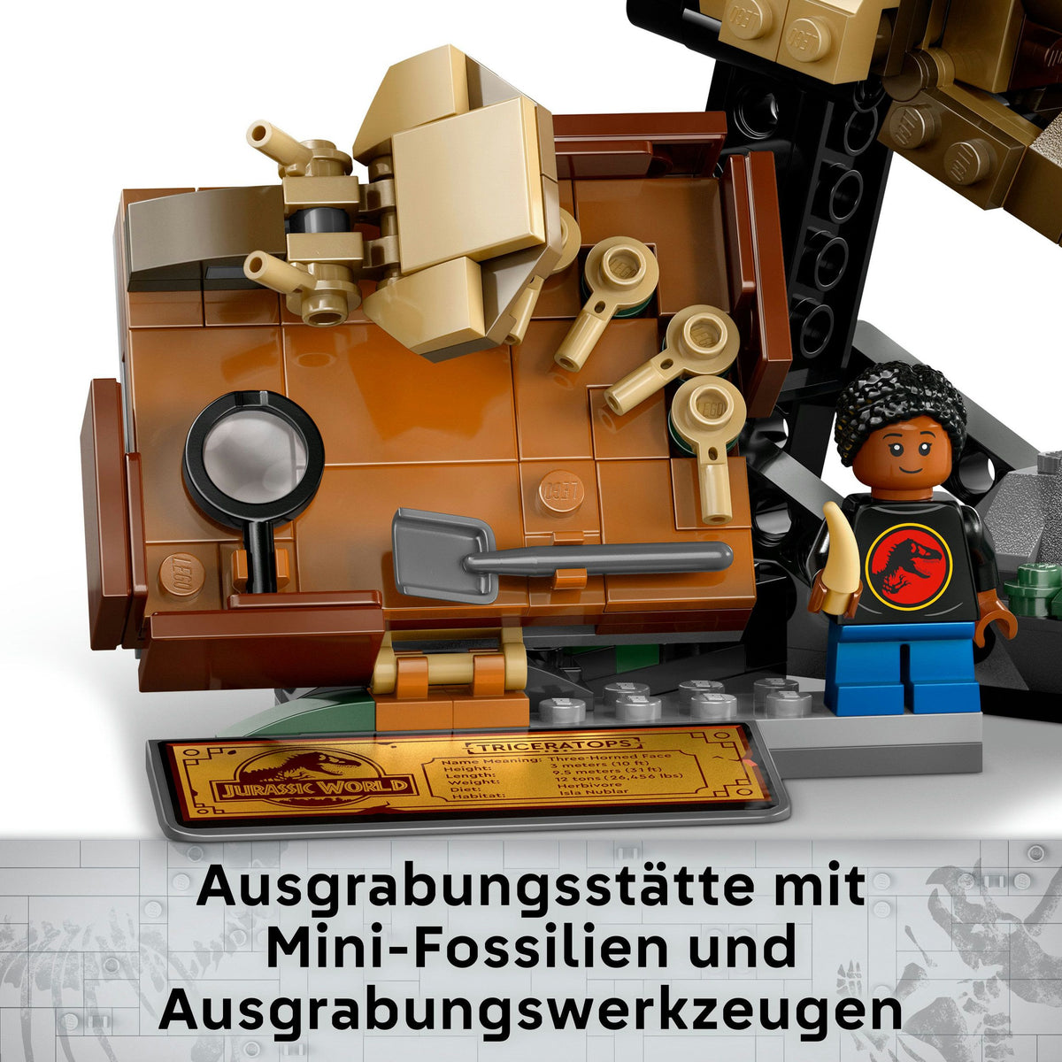 LEGO Jurassic World 76969 Triceratops-Schädel, 468 Teile