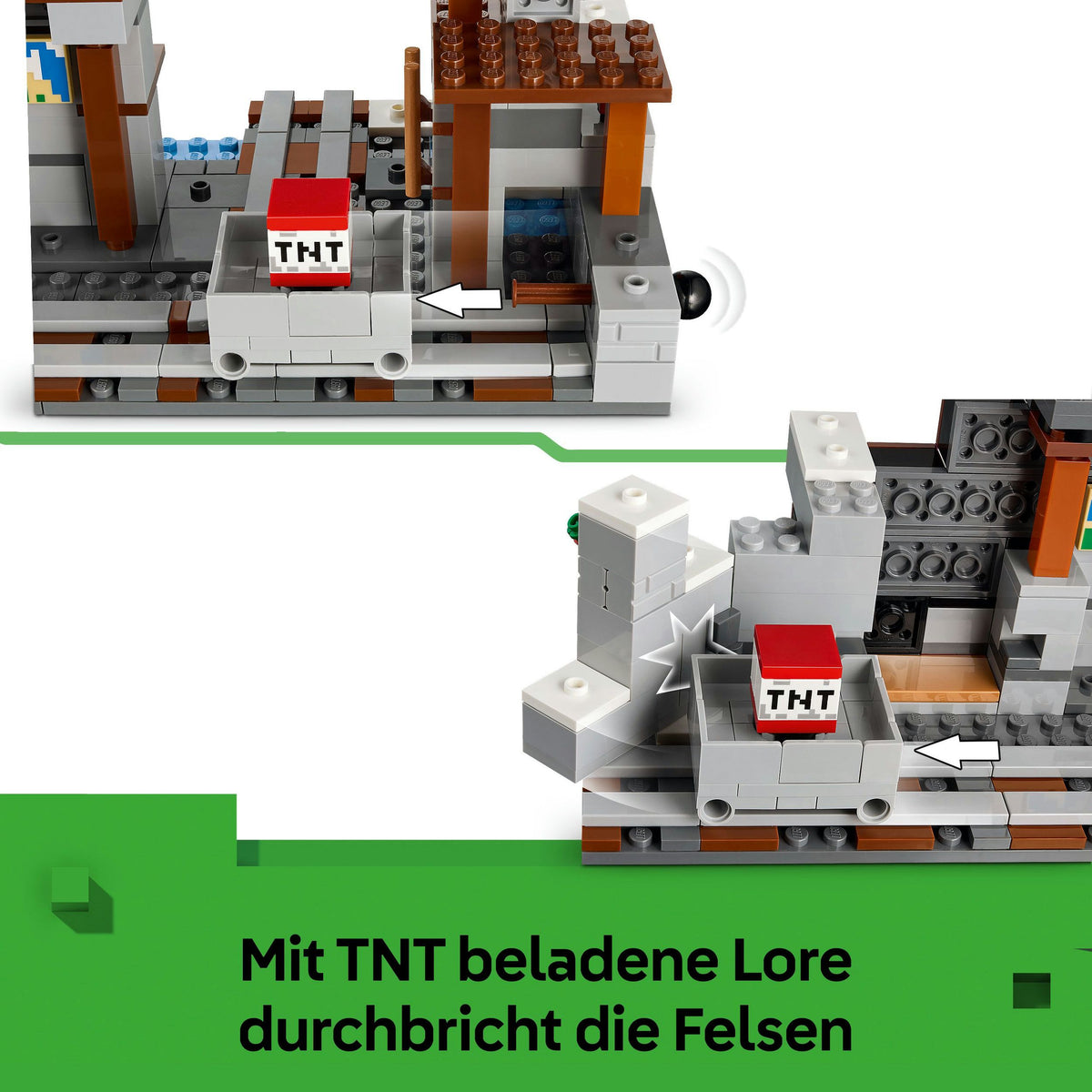 LEGO Minecraft 21277 Die Spitzhackenmine, 530 Teile