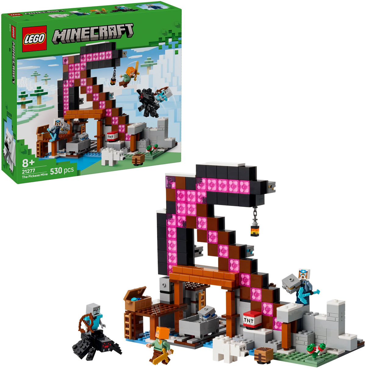 LEGO Minecraft 21277 Die Spitzhackenmine, 530 Teile