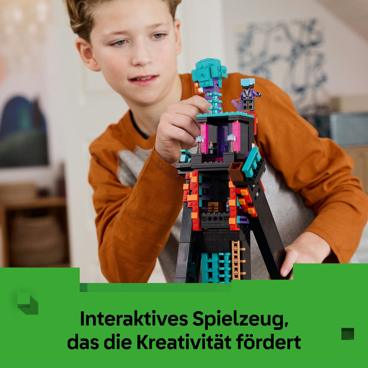 LEGO Minecraft Der Enderman-Turm 21279, 867 Teile