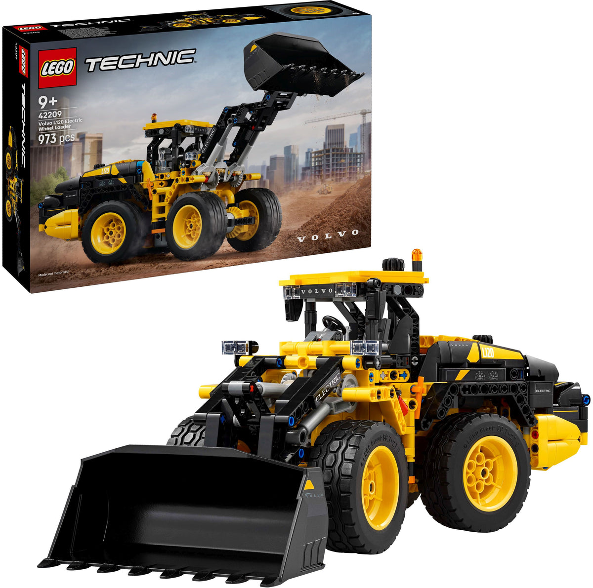LEGO Technic Volvo L120 Electric Radlader 42209, 973 Teile