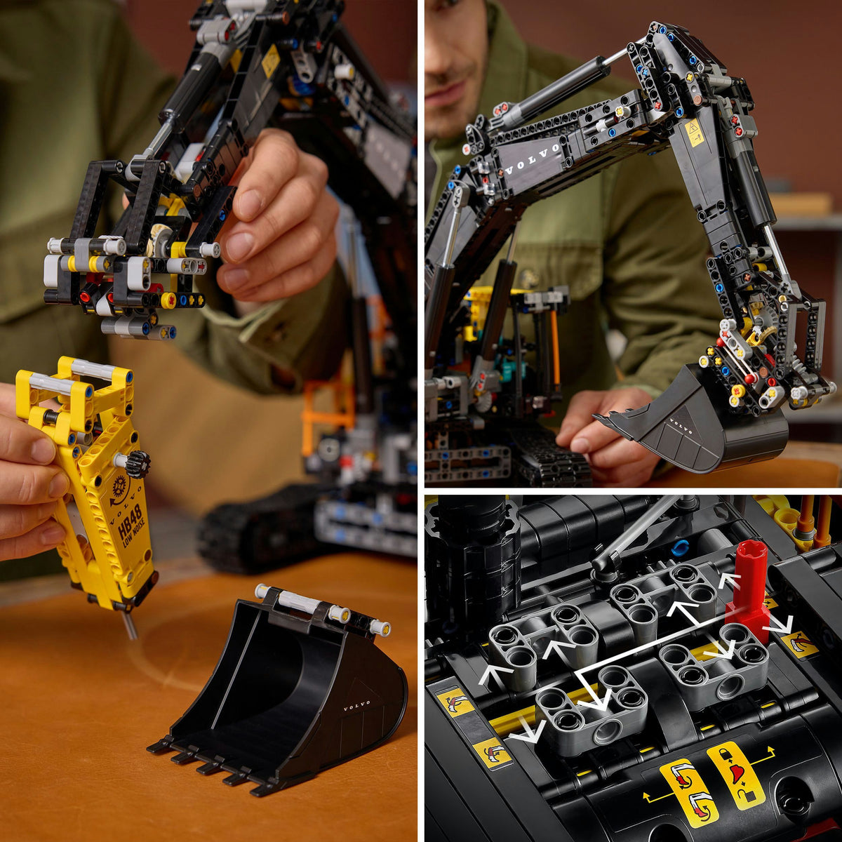 LEGO Technic Volvo EC500 Hybrid Bagger 42215, 2.359 Teile
